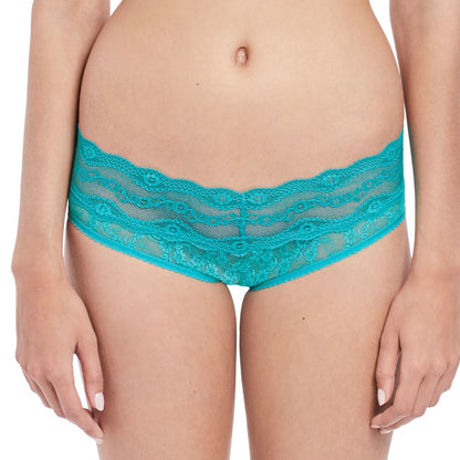 B.Tempt'd Lace Kiss Hipster Brief - Peacock Blue