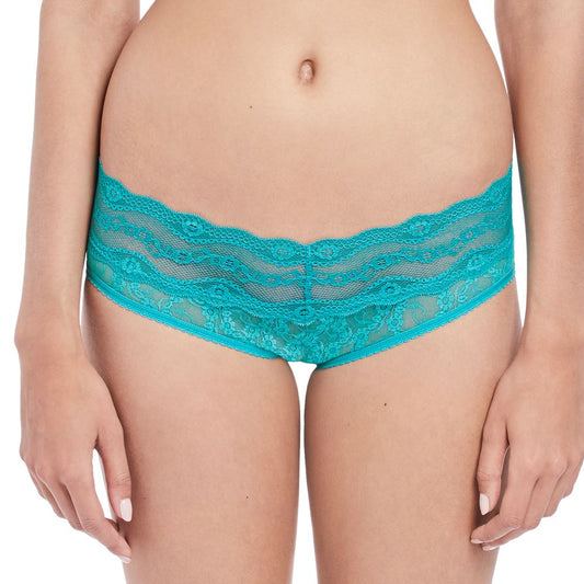 B.Tempt'd Lace Kiss Hipster Brief - Peacock Blue