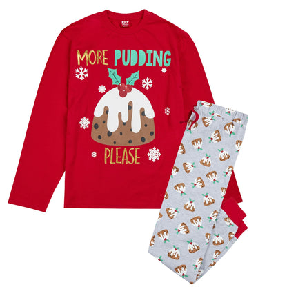 PJ's Mens 'More Pudding Please' Pyjama Set