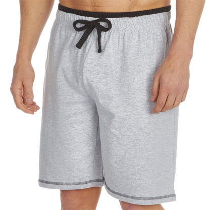 Cargo Bay Mens V Neck Top/Short Pyjamas - Grey/Charcoal