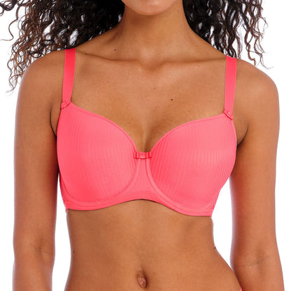 Freya Idol Moulded Balcony Bra - Sunkissed Coral
