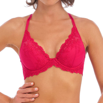 Wacoal Embrace Lace Plunge Bra - Persian Red