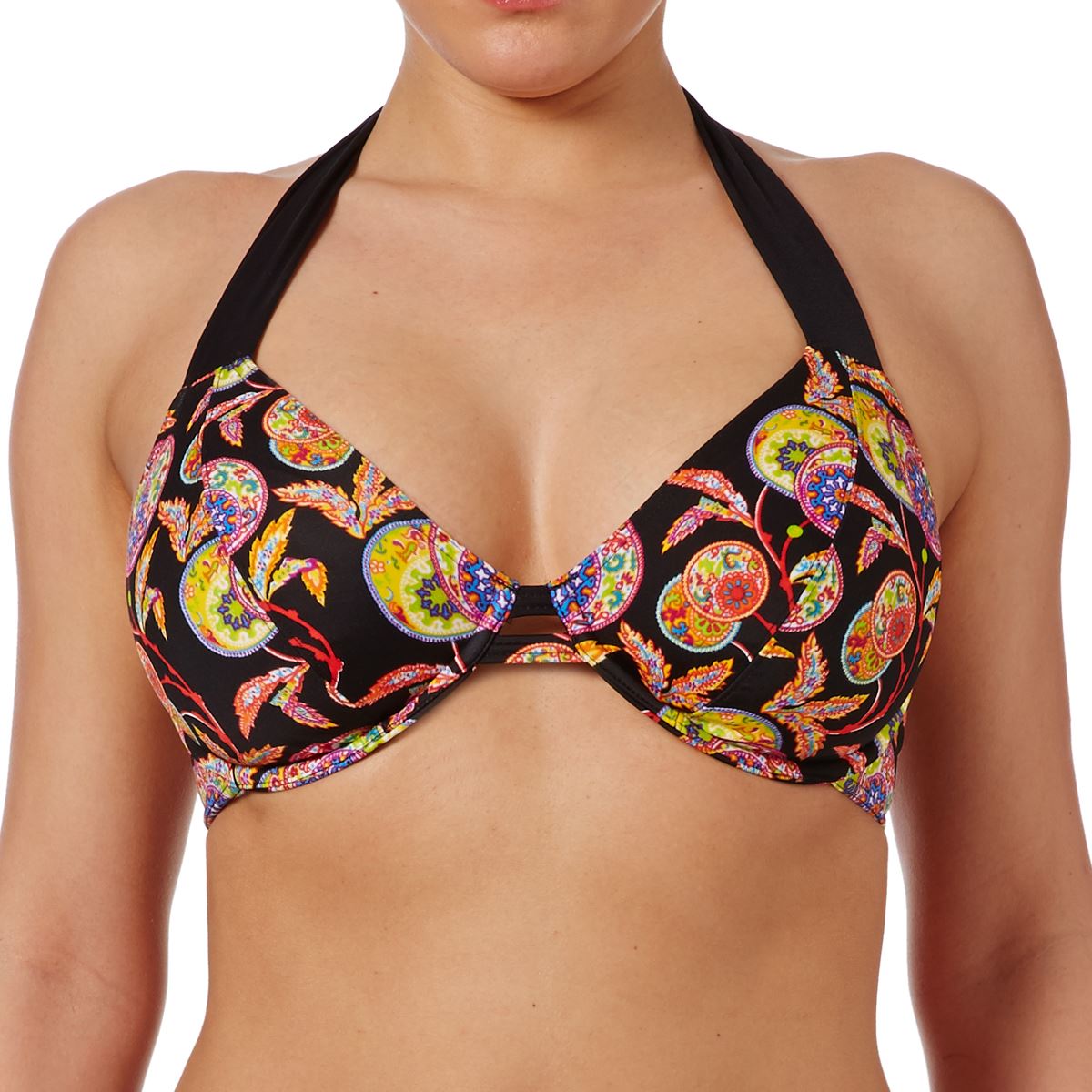Freya Samara Bandless Halter Bikini Top - Black