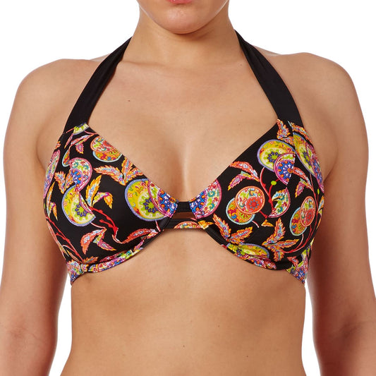 Freya Samara Bandless Halter Bikini Top - Black