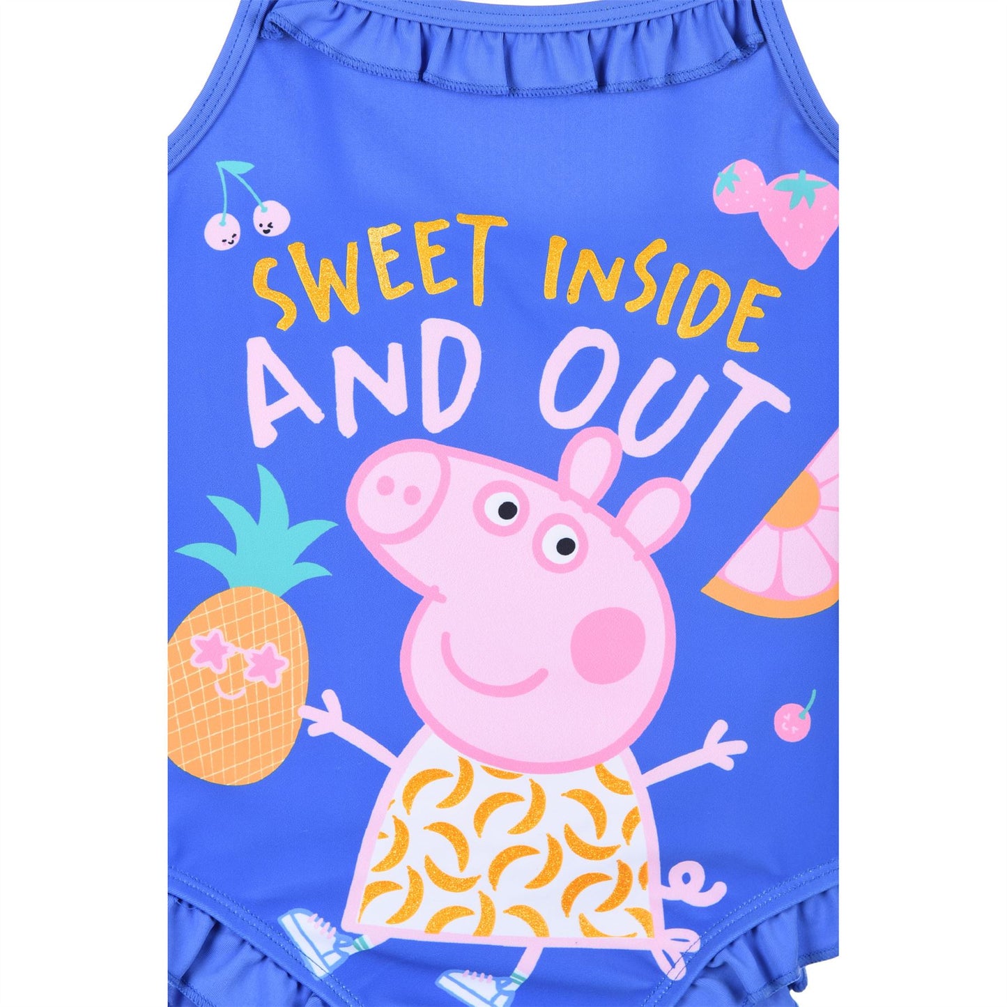 Girls Peppa Pig 'Sweet Inside and Out' Swimsuit - Multi