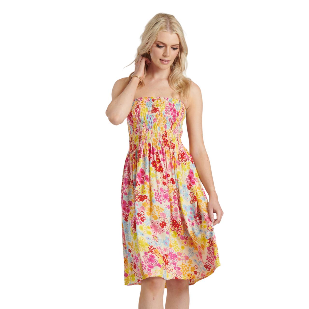 Pistachio Multi Floral 3 In 1 Dress