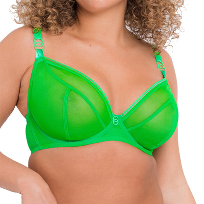 Curvy Kate Lifestyle Plunge Bra - Green