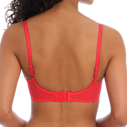 Freya Signature Padded Plunge Bra - Chilli Red Freya