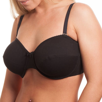 Gemm Strapless/Multiway Bra - Black