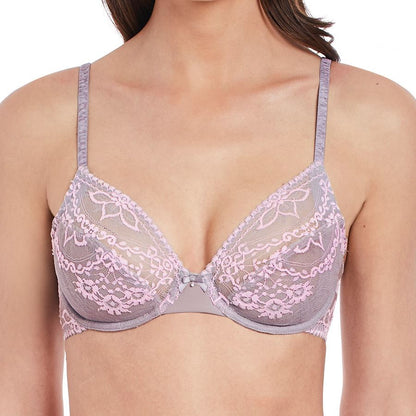 Wacoal Frivole Average Wire Bra - Grey Smoke