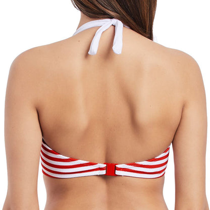 Freya Drift Away Banded Halter Bikini Top - Red
