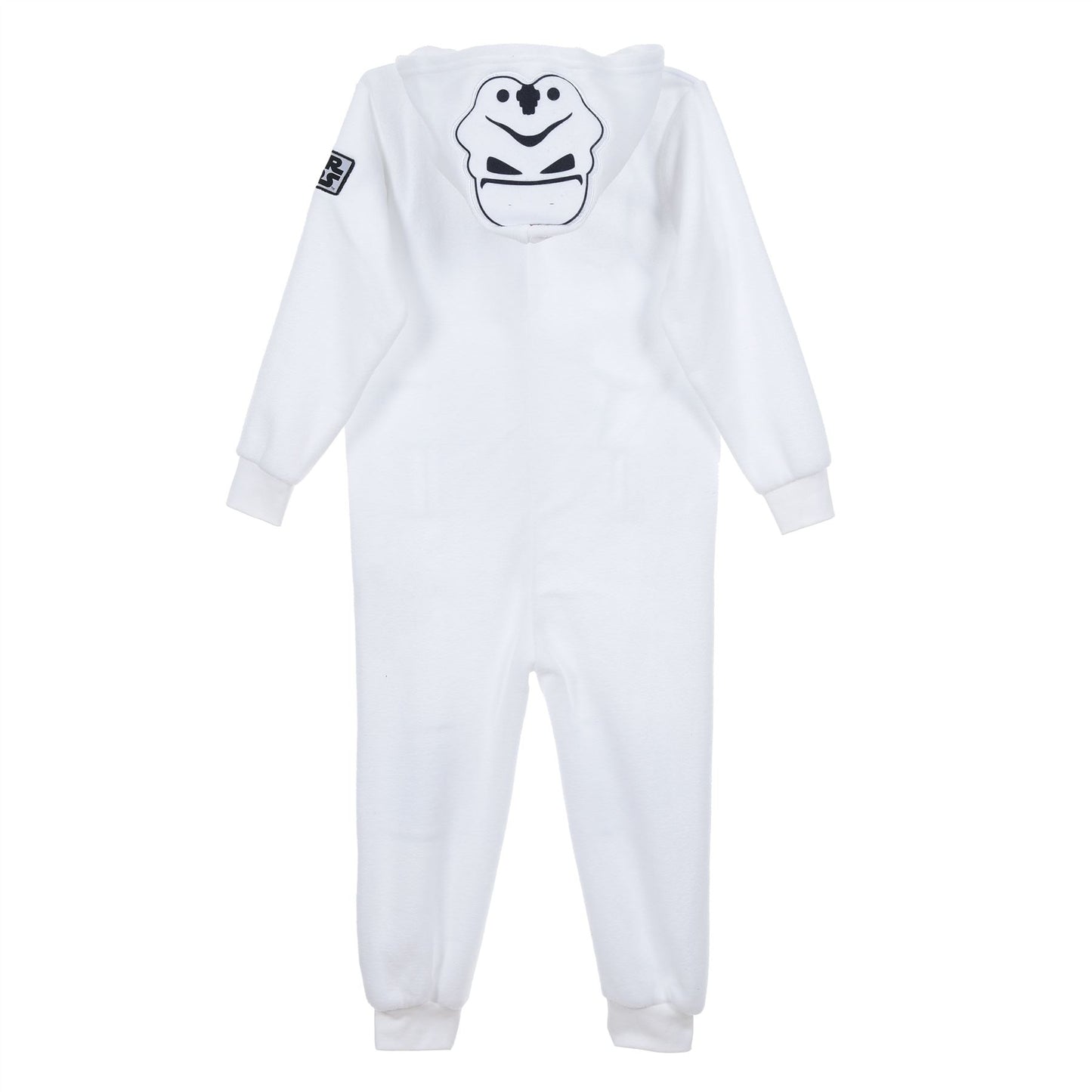 Boys Star Wars Stormtrooper Fleece Hooded Onesie - White