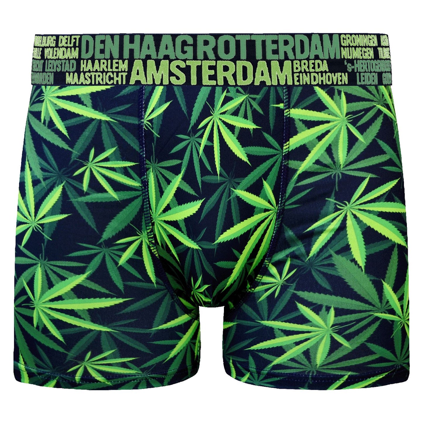 Amsterdam Trunks (1 Pack) - Cannabis Black
