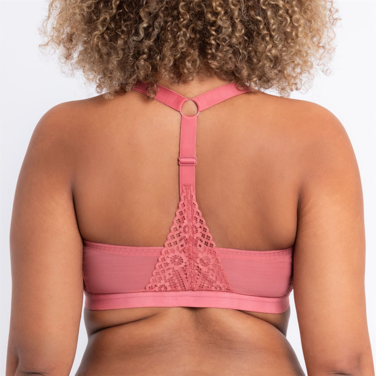 Curvy Kate Front and Centre Bralette - Rose Pink