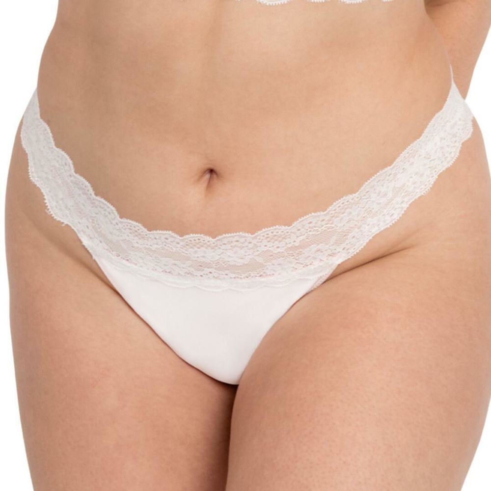 Curvy Kate Twice The Fun Reversible Thong - White/Pink