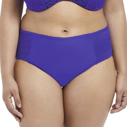 Elomi Indie Mid Rise Bikini Brief - Indigo
