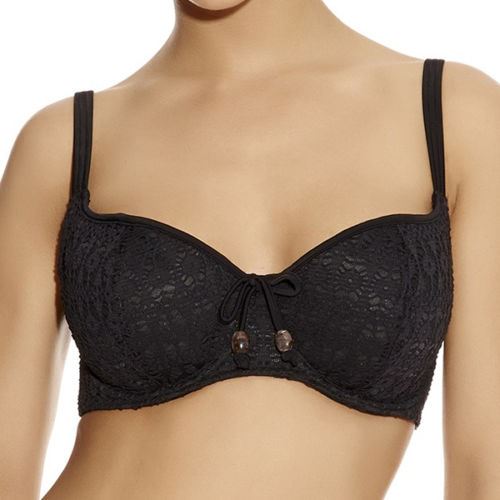 Freya Spirit Sweetheart Padded Bikini Top - Black
