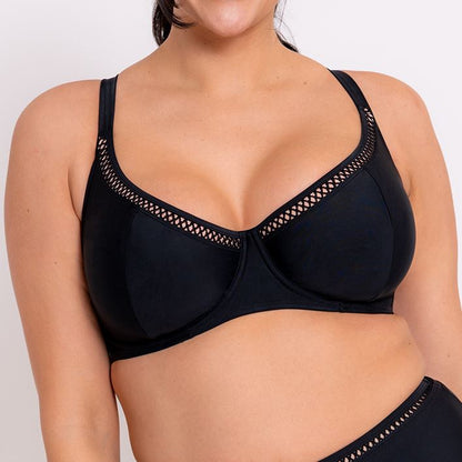 Curvy Kate First Class Balcony Bikini Top - Black