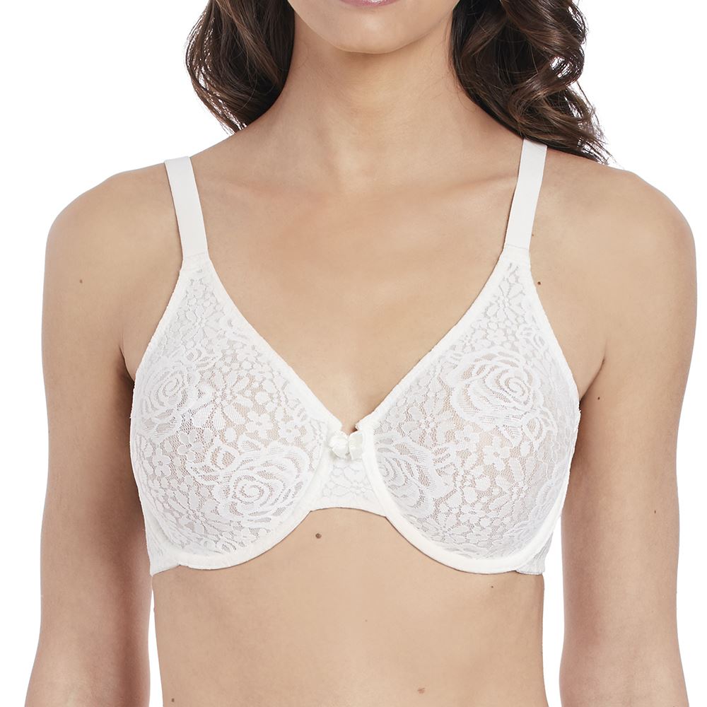 Wacoal Halo Lace Moulded Bra - Ivory