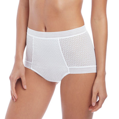 Wacoal Aphrodite High Waist Brief - White