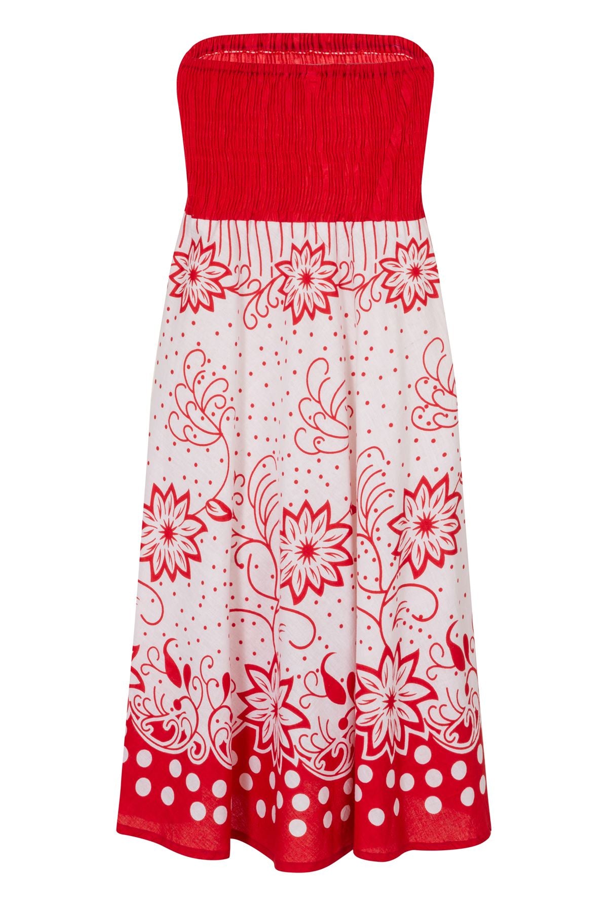 Pistachio 2 In 1 Dress/Skirt - Red