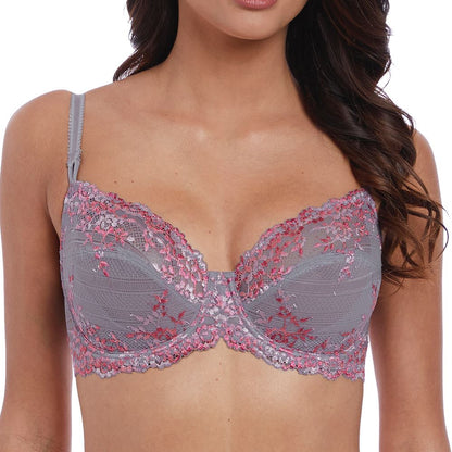 Wacoal Embrace Lace Bra - Lilac Grey/Multi