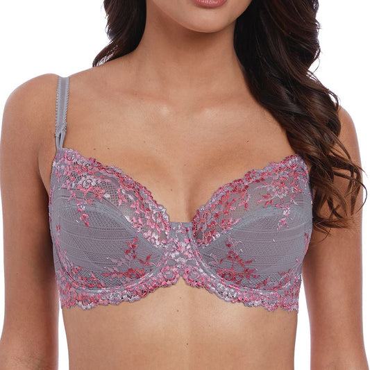 Wacoal Embrace Lace Bra - Lilac Grey/Multi
