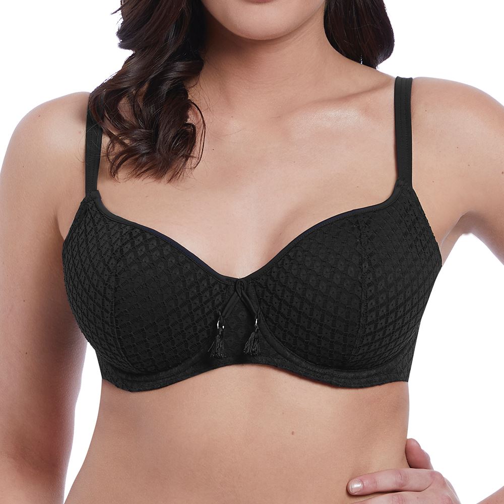 Freya Bohemia Sweetheart Bikini Top - Black