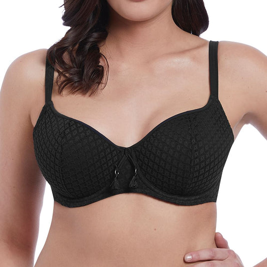 Freya Bohemia Sweetheart Bikini Top - Black