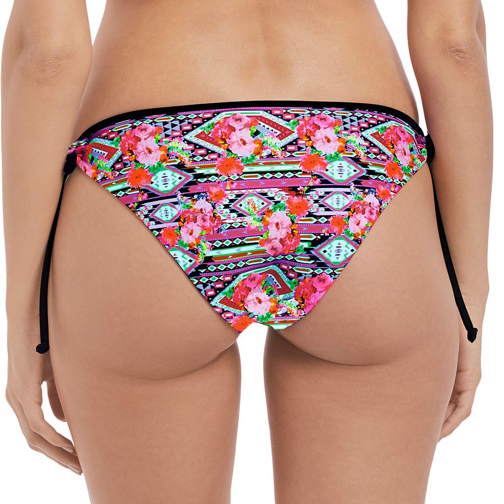 Freya Texas Rose Italini Tie Side Bikini Brief - Rebel Pink