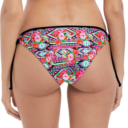 Freya Texas Rose Italini Tie Side Bikini Brief - Rebel Pink