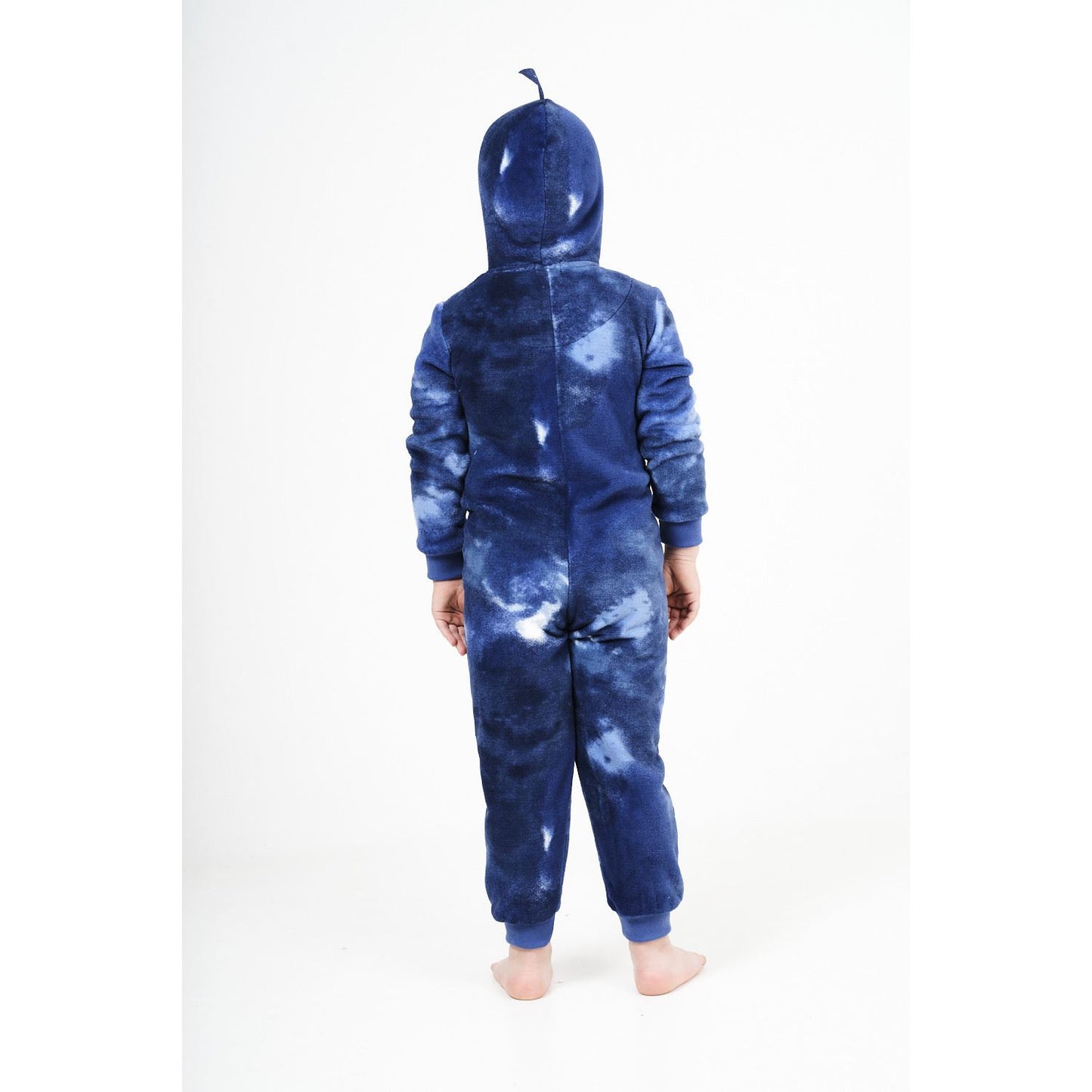 Nifty Kids Shark Fleece Onesie - Blue