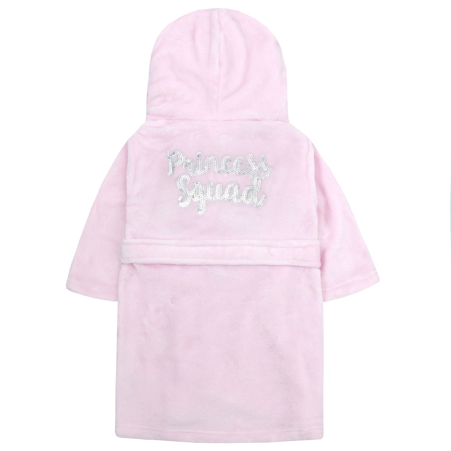 Minikidz Girls 'Princess Squad' Fleece Robe - Pink