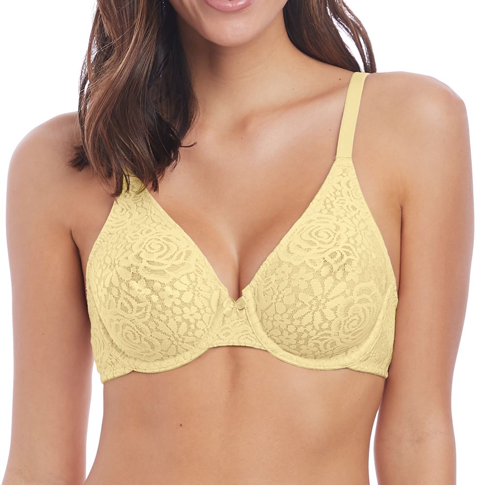 Wacoal Halo Lace Moulded Bra - Lemon