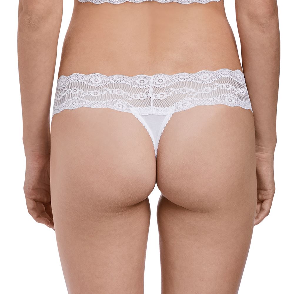 B.Tempt'd B.Adorable Thong - White