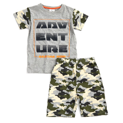 4Kidz Kids 'Adventure' Pyjamas - Camo