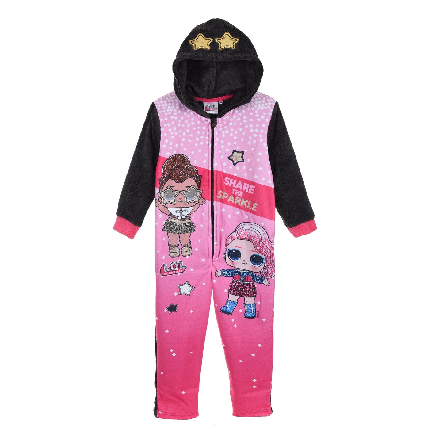 Girls LOL Surprise 'Share The Sparkle' Fleece Onesie