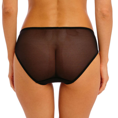 Wacoal Embrace Lace Brief - Black/Berry Multi