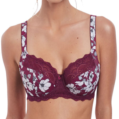 Fantasie Olivia Side Support Bra - Black Cherry