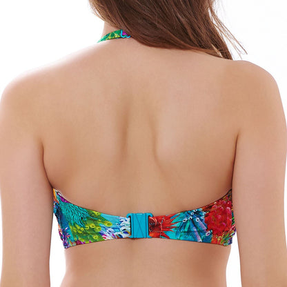 Freya Under The Sea Twist Bikini Top - Reef
