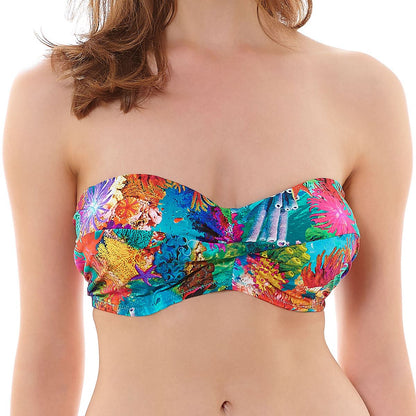 Freya Under The Sea Twist Bikini Top - Reef