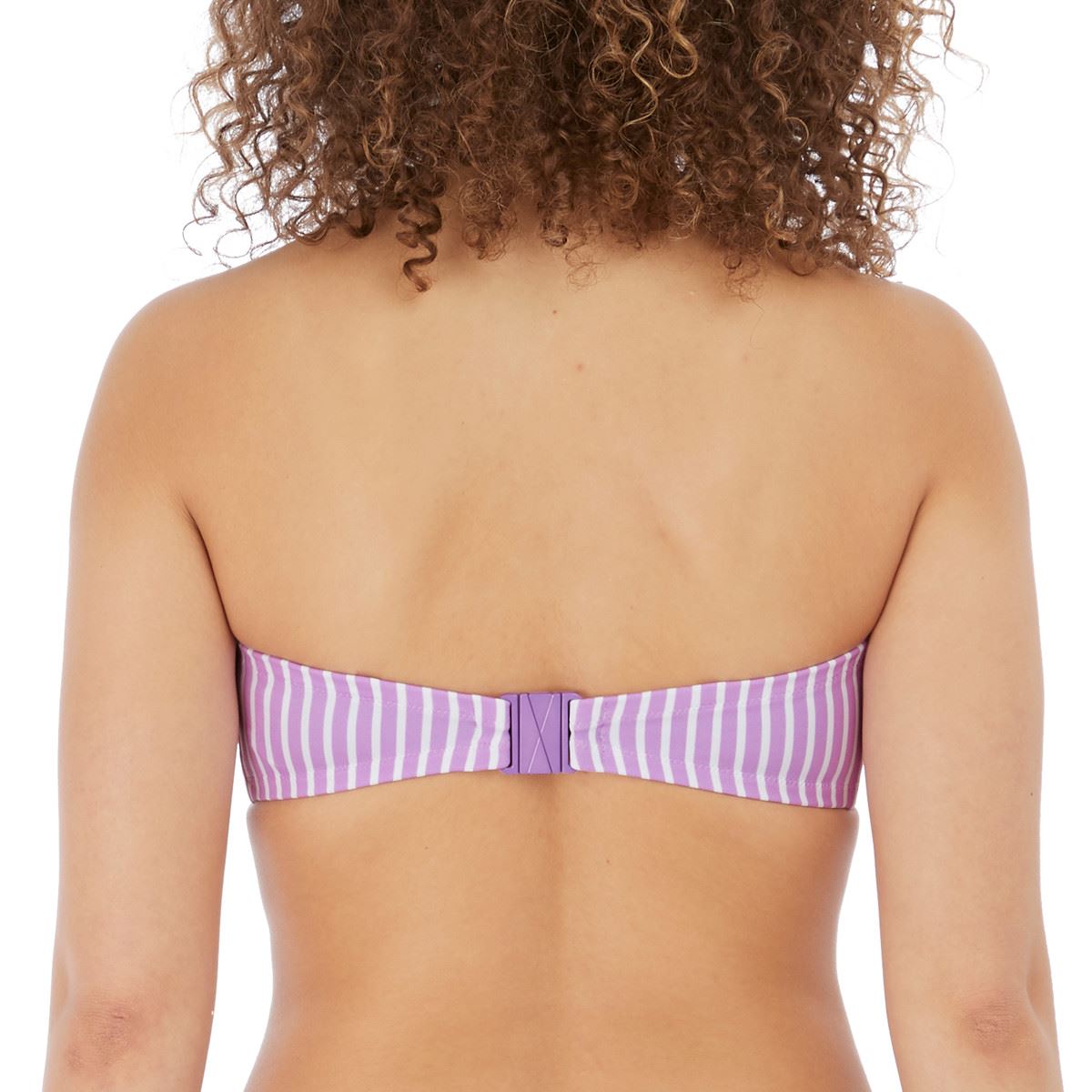 Freya Beach Hut Bandeau Bikini Top - Cassis