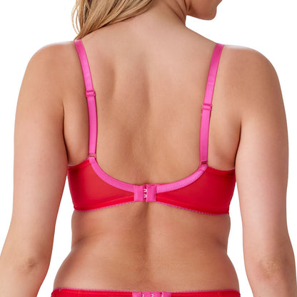 Gossard Superboost Non Padded Plunge Bra - Rose Red