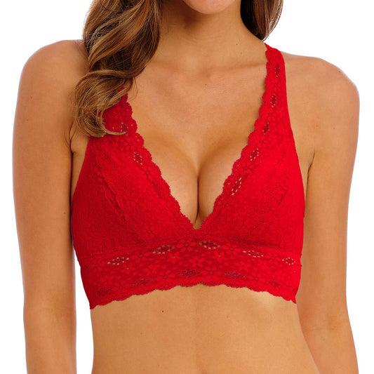 Wacoal Halo Lace Soft Cup Bra - Barbados Cherry