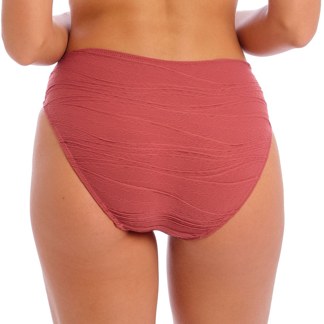 Fantasie Beach Waves Mid Rise Bikini Brief - Persian Rose