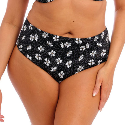 Elomi Plain Sailing Bikini Brief - Black Daisy