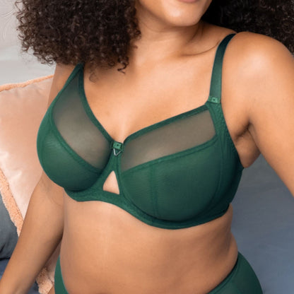 Curvy Kate Victory Balcony Bra - Forest Green Curvy Kate
