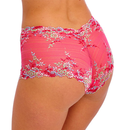Wacoal Embrace Lace Boyshort - Hot Pink/Multi