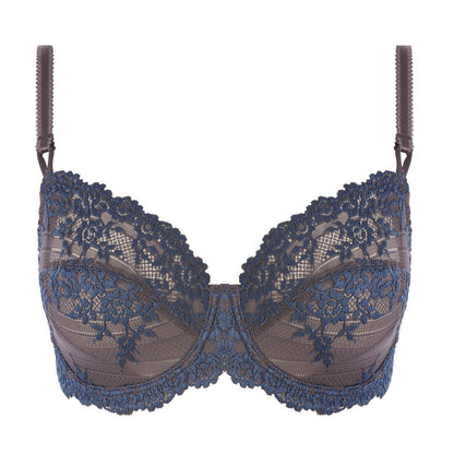 Wacoal Embrace Lace Underwired Bra - Nine Iron/Ensign Blue Wacoal