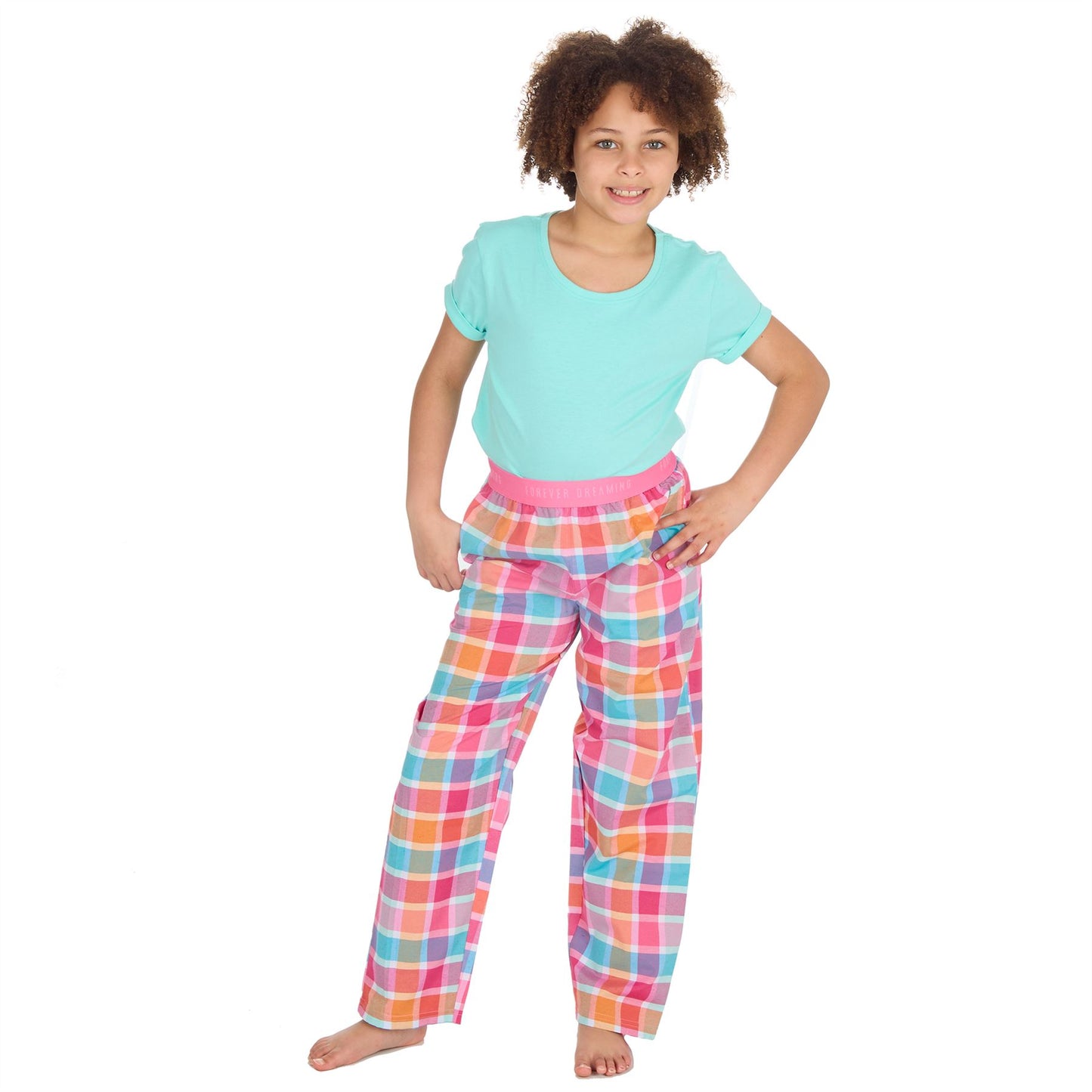 Forever Dreaming Girls Jersey Top and Woven Bottoms - Mint